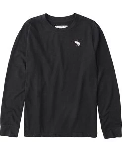 abercrombie kids Long Sleeve Icon Tee (Little Kids/Big Kids) | Shirts & Tops