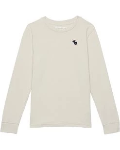 abercrombie kids Basic Logo Long Sleeve (Little Kids/Big Kids) | Shirts & Tops -COACH Sales Store 512eD 9m oL. AC SR736920