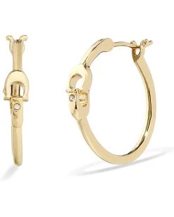 COACH Signature Hoop Earrings
