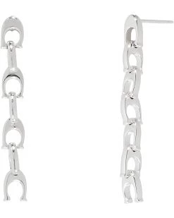COACH Signature C Linear Earrings