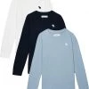 abercrombie kids 3-Pack Long Sleeve Icon Crew Tee (Little Kids/Big Kids) | Shirts & Tops -COACH Sales Store 610RRhrBZYL. AC SR736920