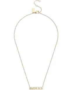 COACH Signature Stone Bar Necklace | Necklaces