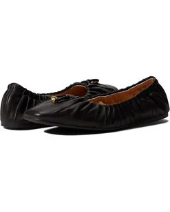 COACH Eleanor Leather Ballet Flats