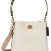 COACH Color-Block Leather Willow Bucket 24 | Handbags