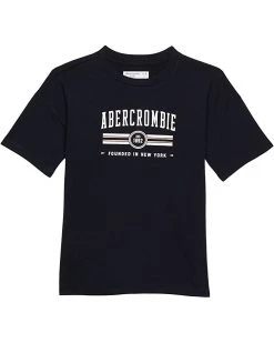 abercrombie kids Oversized Preppy Logo (Little Kids/Big Kids) | Shirts & Tops