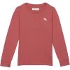 abercrombie kids Basic Logo Long Sleeve (Little Kids/Big Kids) | Shirts & Tops