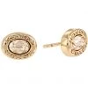 COACH Signature Logo Stud Earrings
