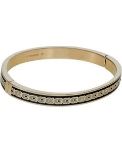 COACH Enamel C Thin Hinge Bangle | Bracelets