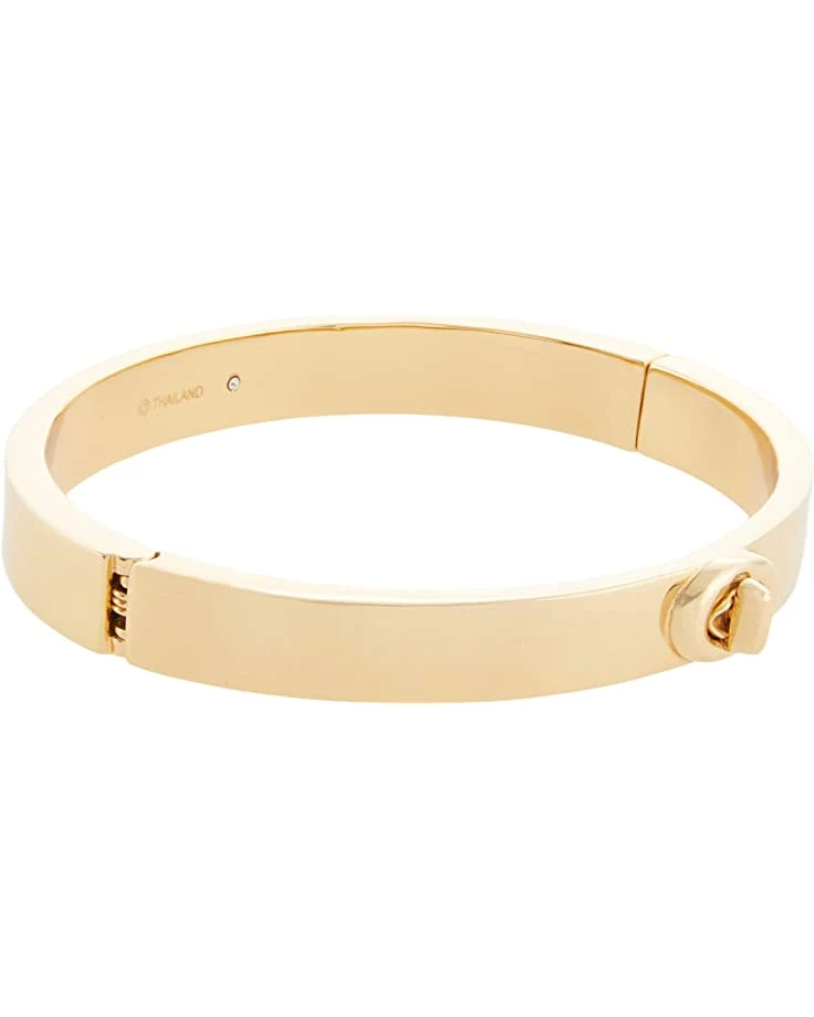 COACH Turnlock Hinge Bangle Bracelet | Bracelets 3 COACH Turnlock Hinge Bangle Bracelet | Bracelets