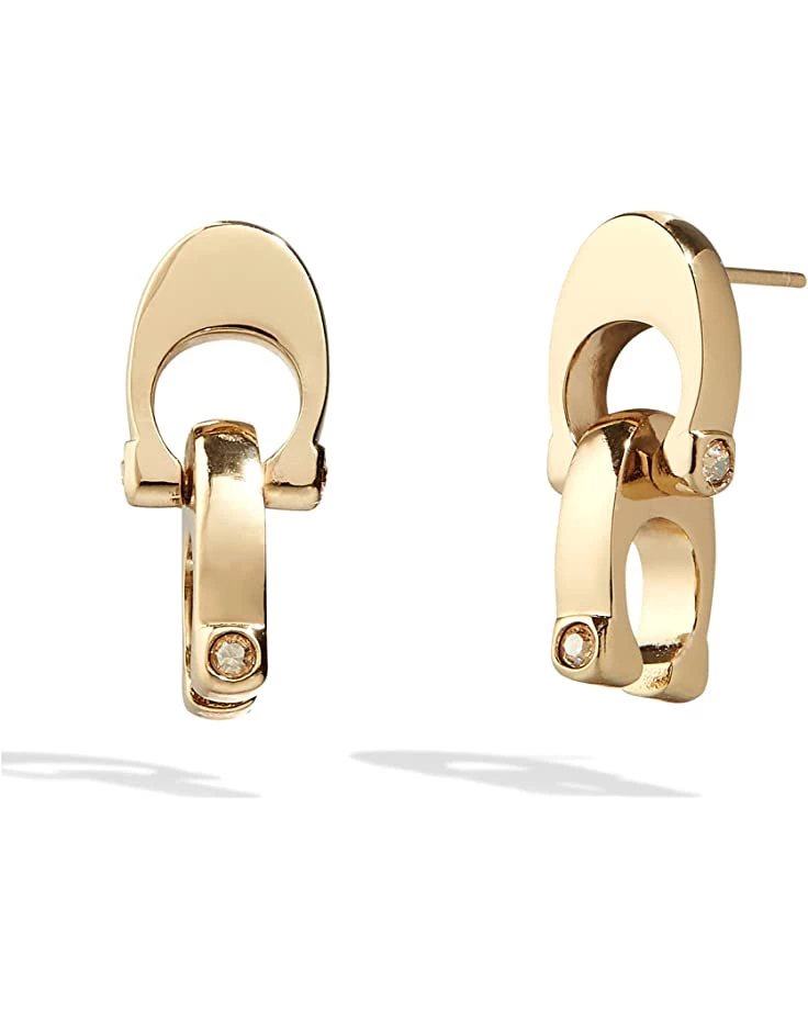 COACH Signature Chunky Drop Earrings 3 COACH Signature Chunky Drop Earrings