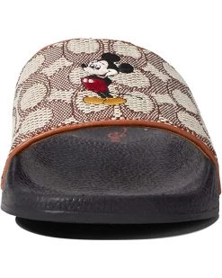 COACH Disney Parks Signature Textile Jacquard w/ Mickey and Friends Embroidery | Sandals -COACH Sales Store 714Sdps5r6L. AC SR736920