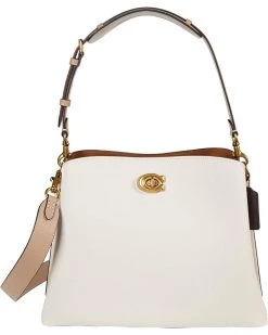 COACH Color-Block Leather Willow Shoulder Bag | Handbags
