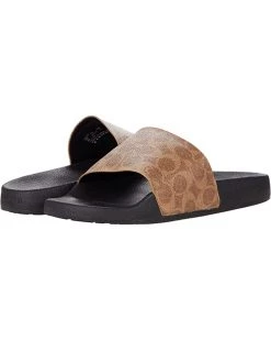 COACH Signature Coated Canvas Pool Slide | Sandals -COACH Sales Store 718DoeAXl6S. AC SR736920