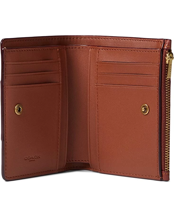 COACH Coated Canvas Signature Bifold Snap Wallet | Wallets 5 COACH Coated Canvas Signature Bifold Snap Wallet | Wallets - Image 3