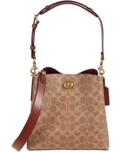 COACH Coated Canvas Signature Willow Bucket 24 | Handbags