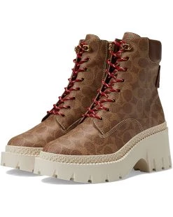 COACH Ainsely Coated Canvas Bootie | Boots