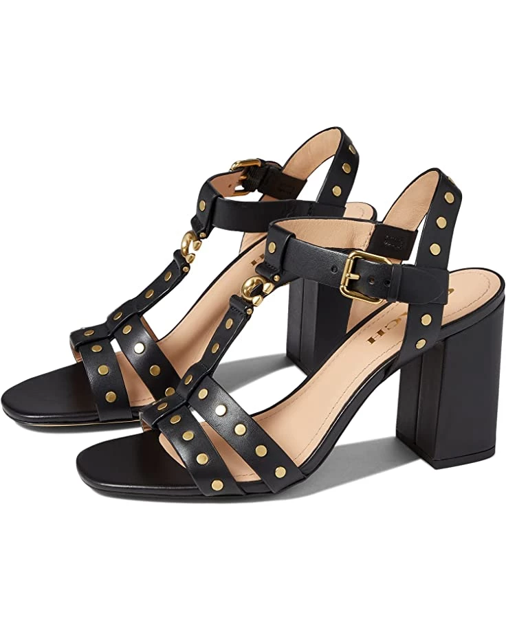 COACH Margaret Leather Sandal | Heels 3 COACH Margaret Leather Sandal | Heels