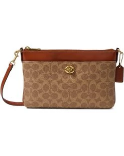 COACH Coated Canvas Signature Polly Crossbody | Handbags