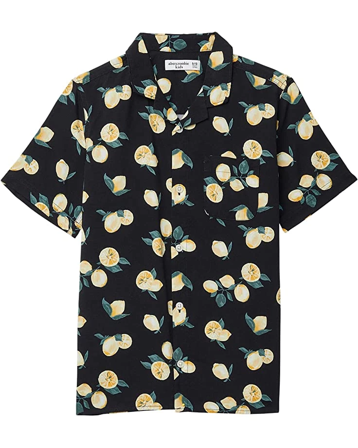abercrombie kids Short Sleeve Resort Shirt (Little Kids/Big Kids) | Shirts & Tops 3 abercrombie kids Short Sleeve Resort Shirt (Little Kids/Big Kids) | Shirts & Tops