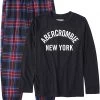 abercrombie kids Flannel Pajama Set (Little Kids/Big Kids) | Sleepwear -COACH Sales Store 71elF3halL. AC SR736920