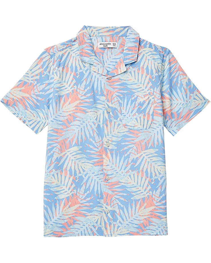 abercrombie kids Short Sleeve Resort Shirt (Little Kids/Big Kids) | Shirts & Tops 4 abercrombie kids Short Sleeve Resort Shirt (Little Kids/Big Kids) | Shirts & Tops - Image 2