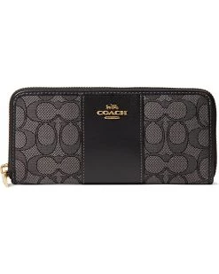 COACH Box Program Signature Jacquard Slim Accordion Zip | Wallets -COACH Sales Store 71fQywGwOHL. AC SR736920