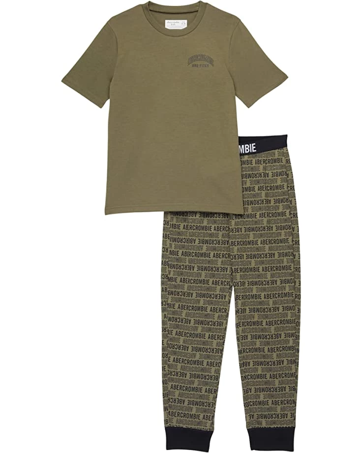 abercrombie kids Joggers Sleep Set (Little Kids/Big Kids) | Sleepwear 4 abercrombie kids Joggers Sleep Set (Little Kids/Big Kids) | Sleepwear - Image 2