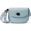 COACH Polished Pebble Leather Willow Saddle Bag | Handbags