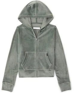 abercrombie kids Velour Full Zip (Little Kids/Big Kids) | Hoodies & Sweatshirts