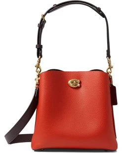 COACH Color-Block Leather Willow Bucket | Handbags