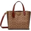 COACH Coated Canvas Signature Willow Tote 24 | Handbags