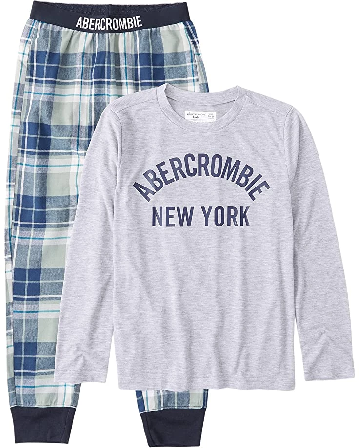 abercrombie kids Flannel Pajama Set (Little Kids/Big Kids) | Sleepwear 4 abercrombie kids Flannel Pajama Set (Little Kids/Big Kids) | Sleepwear - Image 2