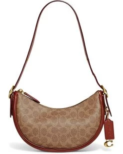 COACH Coated Canvas Signature Luna Shoulder Bag | Handbags