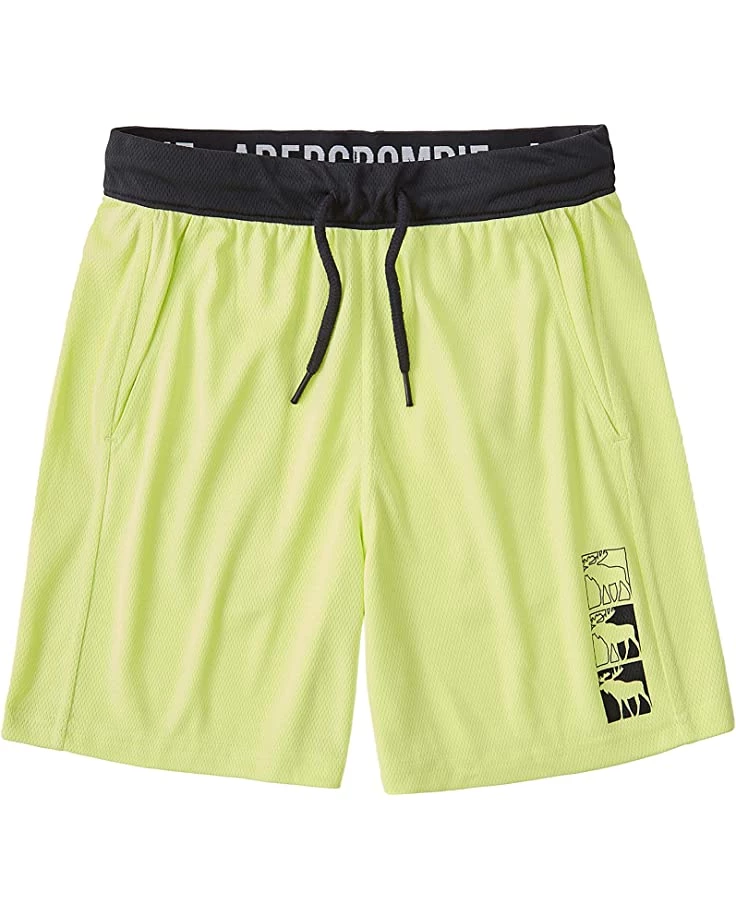 abercrombie kids Logo Mesh Shorts (Little Kids/Big Kids) 3 abercrombie kids Logo Mesh Shorts (Little Kids/Big Kids)