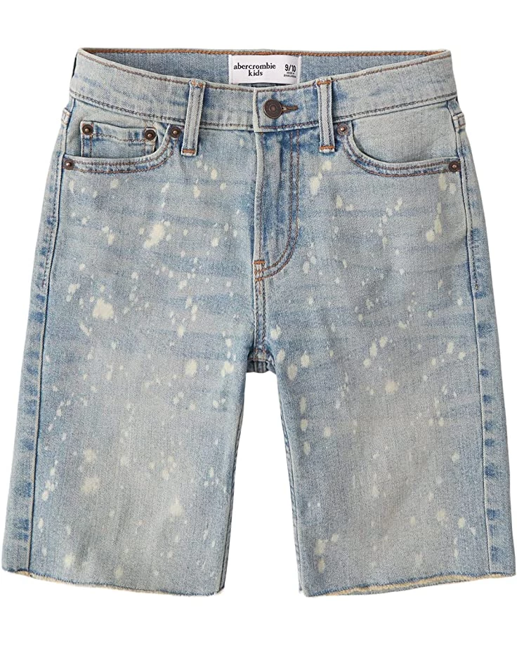abercrombie kids Raw Denim Shorts (Little Kids/Big Kids) 4 abercrombie kids Raw Denim Shorts (Little Kids/Big Kids) - Image 2