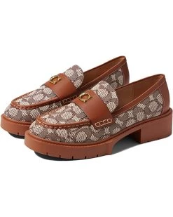COACH Leah Textured Jacquard Loafer | Loafers