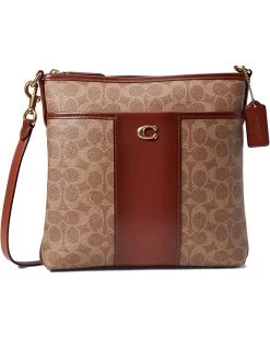 COACH Color-Block Coated Canvas Signature Kitt 26 | Handbags