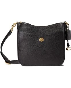 COACH Polished Pebble Leather Chaise Crossbody | Handbags