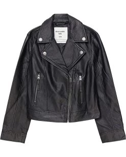 abercrombie kids Biker Jacket (Little Kids/Big Kids) | Coats & Outerwear