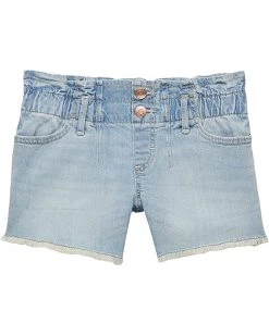 abercrombie kids Medium Paperbag Waist Midi Shorts (Little Kids/Big Kids)