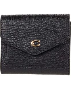 COACH Cross Grain Leather Wyn Small Wallet | Wallets