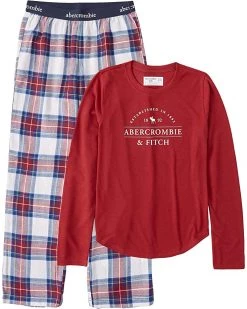 abercrombie kids Flannel Pajama Set (Little Kids/Big Kids) | Sleepwear -COACH Sales Store 81fIS47YETL. AC SR736920