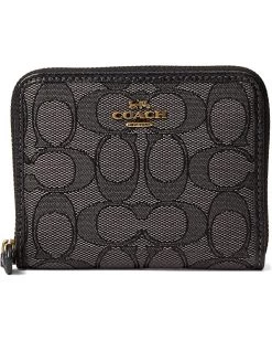 COACH Box Program Signature Jacquard Small Zip Around | Wallets -COACH Sales Store 81g2gpk6OcL. AC SR736920