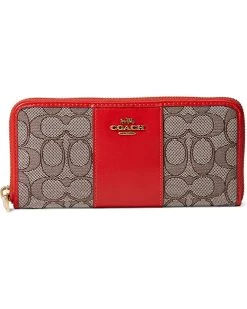 COACH Box Program Signature Jacquard Slim Accordion Zip | Wallets -COACH Sales Store 81mCriXzkL. AC SR736920