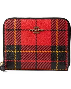 COACH Novelty Box Program Plaid Print Small Zip Around Wallet | Wallets -COACH Sales Store 81nMkl1i4AL. AC SR736920
