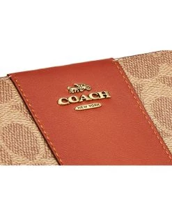 COACH Color Block Coated Canvas Signature Slim Accordion Zip | Wallets -COACH Sales Store 81pnOwnqLvL. AC SR736920