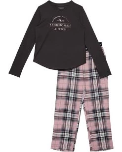 abercrombie kids Flannel Pajama Set (Little Kids/Big Kids) | Sleepwear