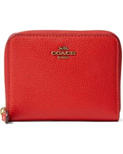 COACH Box Program Polished Pebble Small Zip Around | Wallets -COACH Sales Store 81tYDyeBcGL. AC SR736920