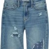 abercrombie kids Light Raw Backed Denim (Little Kids/Big Kids) | Shorts