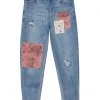 abercrombie kids High-Rise Mini Mom Jeans (Little Kids/Big Kids)